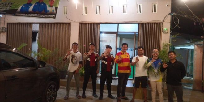 Jajaran Polres Lahat stanby menjaga keamanan dan kenyamanan para atlet dan official yang mengikuti Porprov. Foto : Dok Humas PB Porprov Lahat.