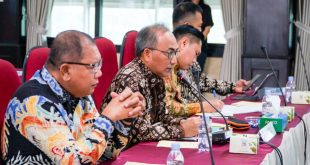 Inspektorat Jenderal Kementerian Dalam Negeri (Kemendagri), Kamis (7/9/2023) melakukan penilaian lamgsunng Evaluasi Kinerja Penjabat (Pj) Bupati Muba Apriyadi Mahmud Triwulan I Tahun 2023. Foto : Dinkomifo Muba.
