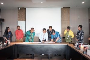 Perwakilan PT Medco MoU dengan RSUD Siti Fatimah Palembang dalam hal pelayanan kesehatan, Rabu (4/10/2023). Foto : Sumselheadline/Ela