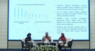 Para pembicara pada acara desiminasi LPP Sumsel di The Exelton Hotel Palembang, Rabu (18/10/2023). Foto : Sumselheadline/Pitria