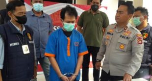 Jaka Pedana, pemilik EO yang menipu 14 calon pengantin di Palembang, Sabtu (27/10/2023). Foto : Sumselheadline/Ela