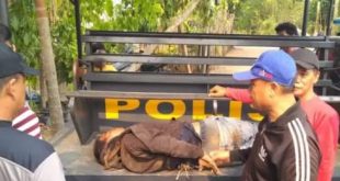 Rohim (22) nyaris tewas diamuk massa saat kepergok mau curi motor di Bukitlama Palembang, Minggu (29/10/2023). Foto : Sumselheadline/Ela