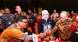 Pj Bupati Muba, Apriyadi menghadiri peresmian dan rakor percepatan pembentukan MPP di Jakarta, Selasa (31/10/2023). Foto : Dinkominfo Muba