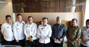 Pj Gubernur Sumsel, Agus Fatoni bertemu Dirjen PPKL Kementerian LHK, Sigit Reliantoro di Hotel Arista Palembang, Rabu (4/10/2023). Foto : Humas Pemprov Sumsel.