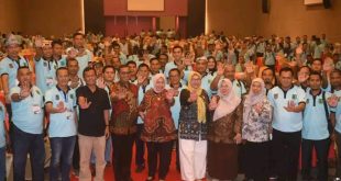 Para Kades se-Muba yang mengikuti seminar tentang pengentasan stunting di Hotel The Zuri, MInggu (29/10/2023). Foto : Dok Pantia Seminar.