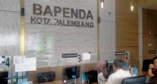 Suasana di ruang pelayanan Bapenda Palembang. Foto : Sumselheadline/Pitria