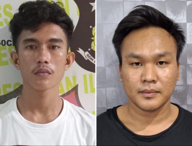 Tersangka begal, Alim dan Rizki. Foto : Sumselheadline/Ela
