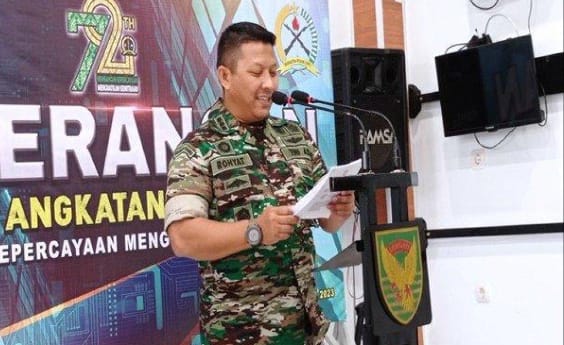 Kolonel Kav Rohyat Happy Ariyanto. Foto : Sumselheadline/Ela