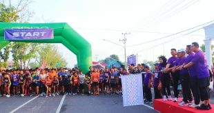 Ribuan warga Muba mengikuti Muba Fun Run di Kota Sekayu, Sabtu (18/11/2023). Foto : Dinkominfo Muba.