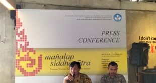 Kepala Balai Pelestarian Kebudayaan Wilayah VI, Kristanto Januardi saat press cobfrence, Jumat (24/11/2023). Foto : Sumselheadline/Pitria