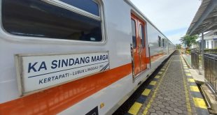 Kereta api sindang marga Palembang-Lubuklinggau. Foto : Dok PTKA.
