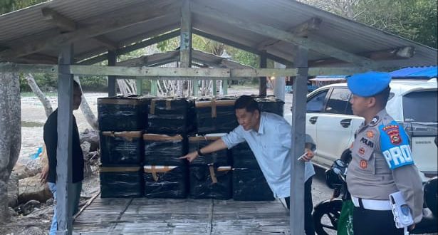 Sebanyak 12 boks benih lobster diamankan petugas, Rabu (29/11/2023). Foto : Sumselheadline/Ela