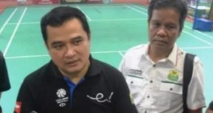 Ketua Panita Sirnas, Amrullah didampingi Kabid Humas, Rustam Imron.