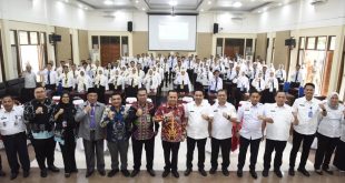 Pj Gubernur Sumsel, Agus Fatoni di Aula Putri Kembang Dadar Kantor Badan Pengembangan Sumber Daya Manusia Daerah  (BPSDMD) Provinsi Sumsel, Rabu (1/11/2023). Foto : Humas Pemprov Sumsel.