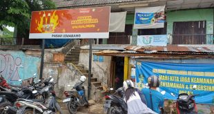 Salah satu titik Pasar Lemabang Palembang yang akan direnovasi. Foto : Sumselheadline/Pitria.