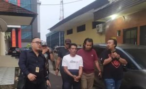 Tim Jatanrans Polda Sumsel menangkap Mintarsa, pelaku pembacokan warga Rantau Bayur, Sabtu (4/11/2023). Foto : Sumselheadline/Ela.