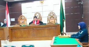 Suasana sidang praperadilan di PN Sekayu, Jumat (8/12/2023). Foto: Dok Polres Muba.