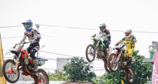 Para peserta grastrack Bupati Muba Cup, Minggu (10/12/2023). Foto: Dinkominfo Muba.