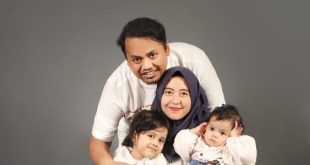 Rahmalia bersama anak dan suami tercinta. Foto: Dok Rahmalia