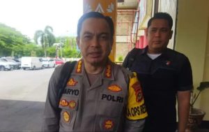 Kapolrestabes Palembang, Kombes Pol Harryo Sugihhartono, di dampingi Kasat Reskrim AKBP Haris Dinzah. Foto : Sumselheadline/Ela.