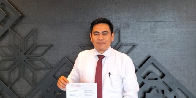 Nopri Yansah, kuasa hukum pelapor Sani. .Foto: Dok Sani/
