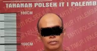 M Ronal, pelaku pemerasan. Foto : Dok Polisi.