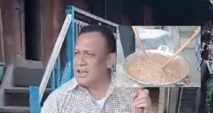 Firly Bahuri yang sedang asyik ikut mengaduk adonan lempok duren. Foto: screenshot medsos.