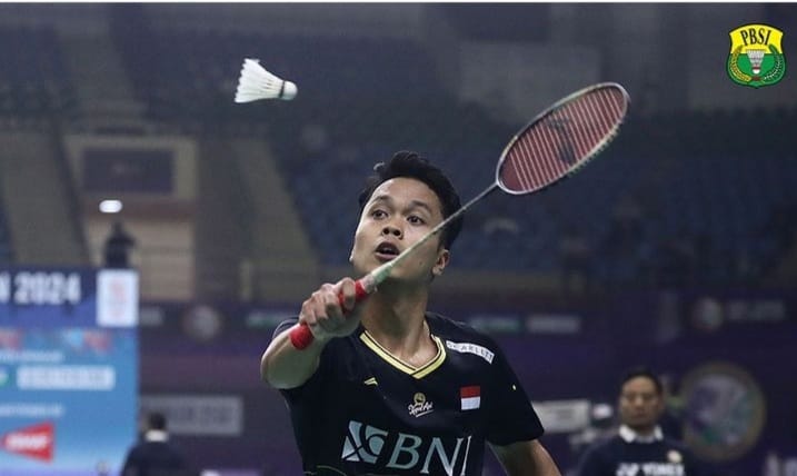Anthony Sinisuka Ginting. Foto: IG Badminton Ina (PB PBSI).