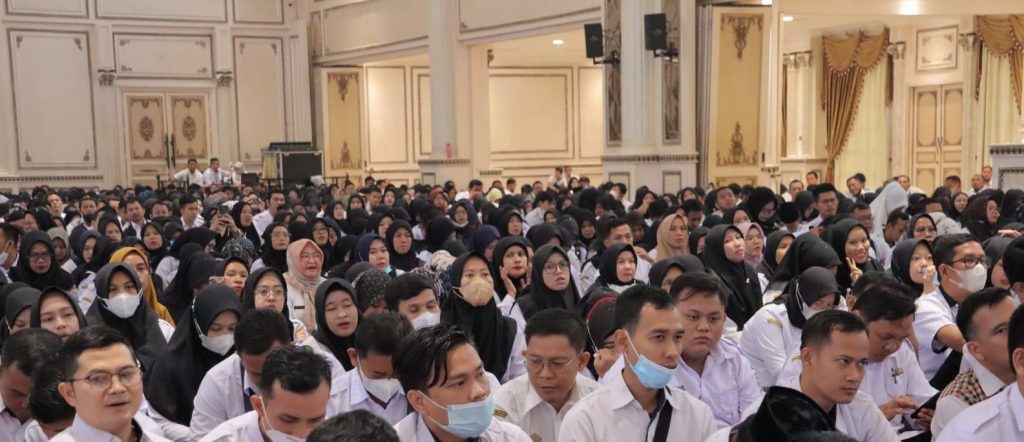 Para honorer yang dilantik tahun 2022 lalu. Foto: Dok Sumselheadline.