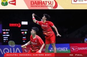 Leo/Daniel juara Indonesia Master 2024 di Istora Gelora Bung Karno, Minggu (28/1/2024). Foto: IG PB PBSI.