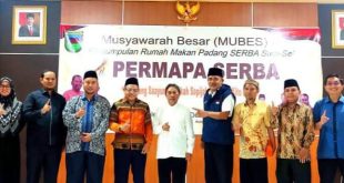 Ketua PKS Sumsel, M Toha bersilaturrahmim dengan pengurus Badan Musyawarah Keluarga Minangkabau (BMKM) Sumsel. Foto: Dok PKS Sumsel.