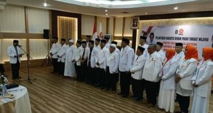 Sebanyak 24 orang dikukuhkan sebagai anggota Dewan Pakar PKS Sumsel, Sabtu (20/1/2024). Foto: Dok PKS Sumsel.