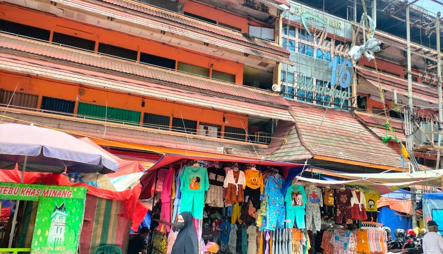 Gedung Pasar 16 Ilir. Foto: Dok Sumselheadline.