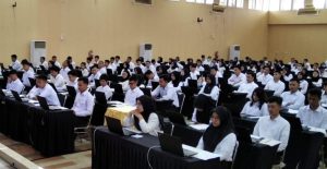 Para peserta tes PPPK di Palembang tahun lalu. Foto: Dok Sumselheadline.
