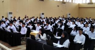 Para peserta tes PPPK di Palembang tahun lalu. Foto: Dok Sumselheadline.