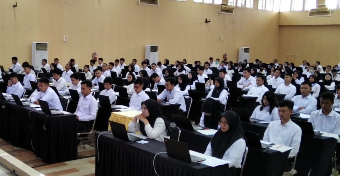Para peserta tes PPPK di Palembang tahun lalu. Foto: Dok Sumselheadline.