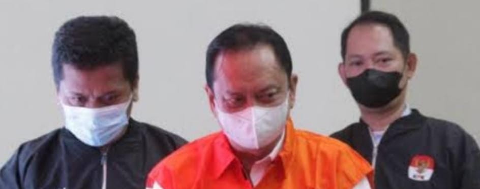 Tersangka Sarimuda saat menjalani pemeriksaan di Kejati Sumsel. Foto: Dok Sumselheadline.