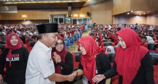 Pj Bupati Muba, Apriyadi saat hadir di TO akbar, Rabu (28/2/2024). Foto: Kominfo Muba.