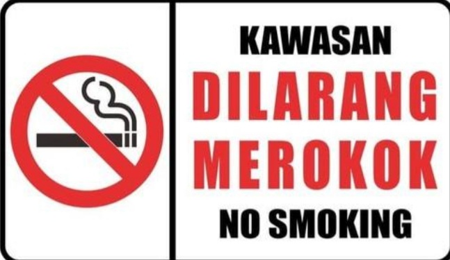 Ilustrasi kawasan tanpa rokok.