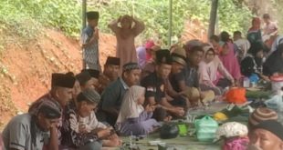 Suasana sedekah ruah di Rimba Ukur, Kecamatan Sekayu, Muba, Minggu (25/2/2024). Foto: Ist
