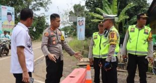 Kapolres Musi Rawas AKBP Andi Supriadi meninjau kesiapan pengamanan rencana kampanye Capres Prabowo, Minggu (4/2/2024). Foto: IG Polsek Ulu Trawas.