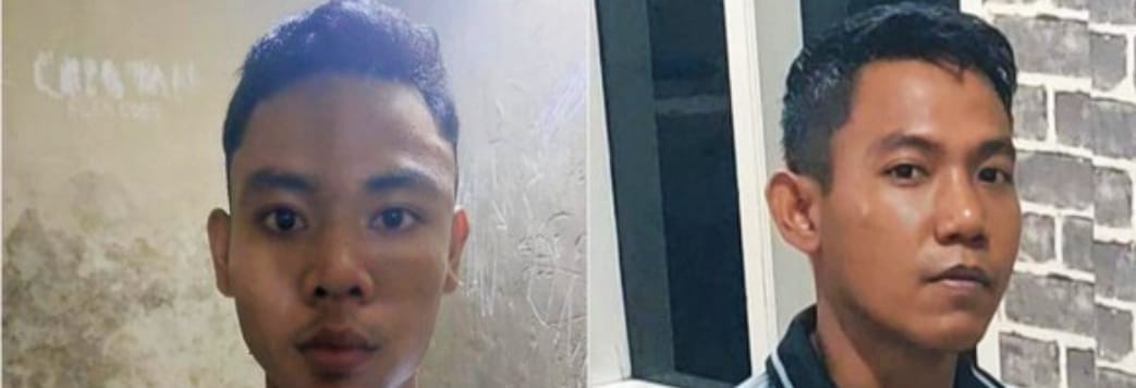 Imam Basri (25) dan Marhan (32), para pelaku pembunuh Adios. Foto: Dok Polisi.