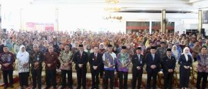 Agus Fatoni menghadiri Rapat Peningkatan Kinerja Dinas Pendidikan Provinsi Sumatera Selatan. Kegiatan ini berlangsung di Griya Agung, Palembang, Sumatera Selatan, Jumat (2/2/2024). Foto: Humas Pemprov Sumsel.