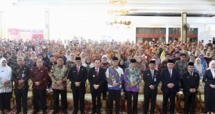 Agus Fatoni menghadiri Rapat Peningkatan Kinerja Dinas Pendidikan Provinsi Sumatera Selatan. Kegiatan ini berlangsung di Griya Agung, Palembang, Sumatera Selatan, Jumat (2/2/2024). Foto: Humas Pemprov Sumsel.