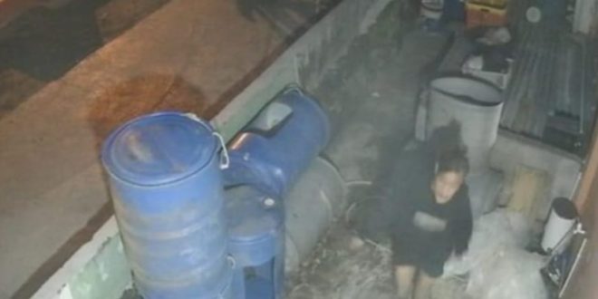 Seorang wanita pencuri terekam CCTV di Jl Mujahidin, Talang Semut, Palembang, Senin (26/2/2024). Foto: screenshot medsos.
