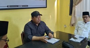 DPC PKB Palembang resmi melaporkan Pemungutan Suara Lanjutan (PSL) di 20 Tempat Pemungutan Suara (TPS) yang ada khususnya 2 TPS di Kemang Agung Kecamatan Kertapati Palembang yang digelar 24 Februari 2024 lalu, Selasa (27/2/2024). Foto: Sumselheadline/Fer.