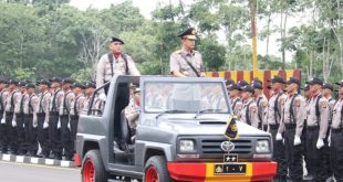 Kapolda Sumsel Irjen A Rachmad Wibowo saat membuka pendidikan dan pembentukan Bintara Polri Polda Sumsel gelombang I T.A. 2024 bertempat di Sekolah Polisi Negara (SPN) Betung Sumatera Selatan pada Selasa (13/2/2024). Foto: Dok Humas Polda Sumsel.