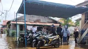 Tempat Pemungutan Suara (TPS) di RT 29/30, tepatnya di Jalan Sido Ing Lautan Kelurahan, 35 Ilir Kecamatan, Ilir Barat II Palembang, Selasa (13/2/2024). Foto: Sumselheadline/Ferly