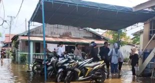 Tempat Pemungutan Suara (TPS) di RT 29/30, tepatnya di Jalan Sido Ing Lautan Kelurahan, 35 Ilir Kecamatan, Ilir Barat II Palembang, Selasa (13/2/2024). Foto: Sumselheadline/Ferly