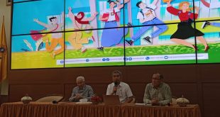 Rektor Unsri Prof Taufiq Marwa ketika memberikan keterangan pers menjelang pengumuman serentak nasional calon mahasiswa yang lolos SNBP. Foto: Sumselheadline/Fer.
